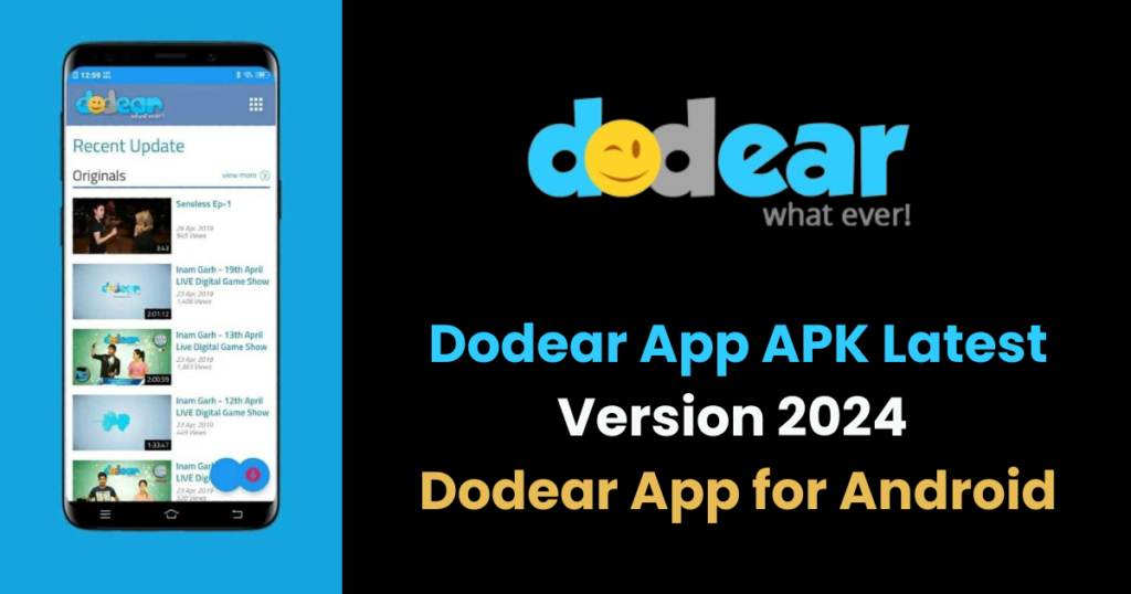 Dodear App Latest Version 2024 - Watch free Movies & Web TV